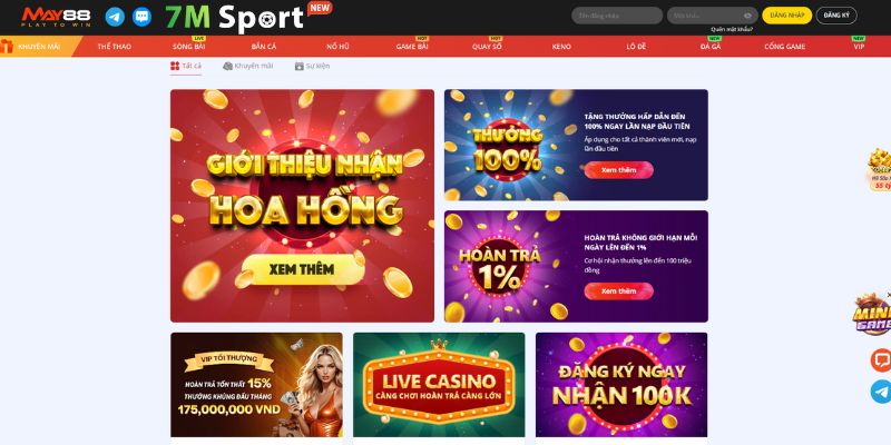 Nhà cái luôn biết chiều khách khi tung ra nhiều chương trình khuyến mãi với ưu đãi hấp dẫn Nhà cái luôn biết chiều khách khi tung ra nhiều chương trình khuyến mãi với ưu đãi hấp dẫn
